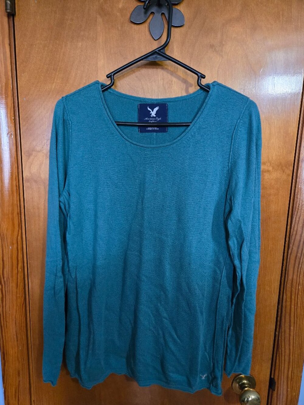 American Eagle Long Sleeve Sweater, Size Large, Green